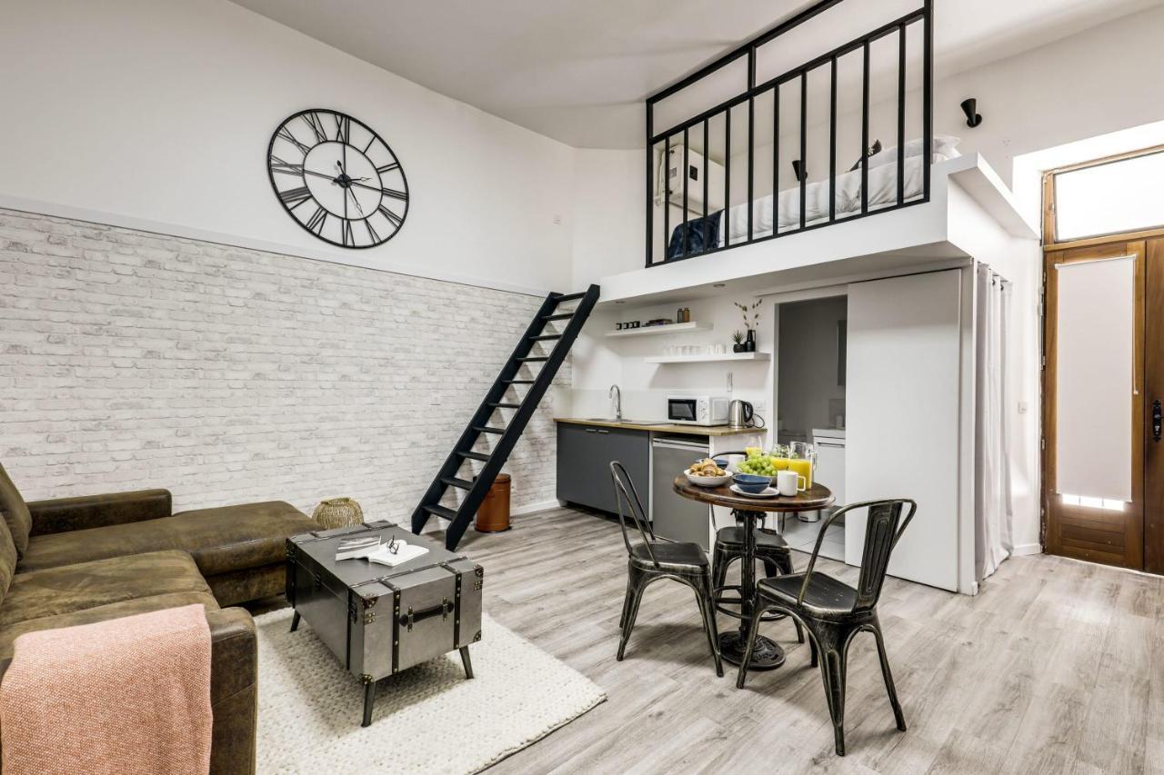 Modern French Studio In Paris Leilighet Eksteriør bilde